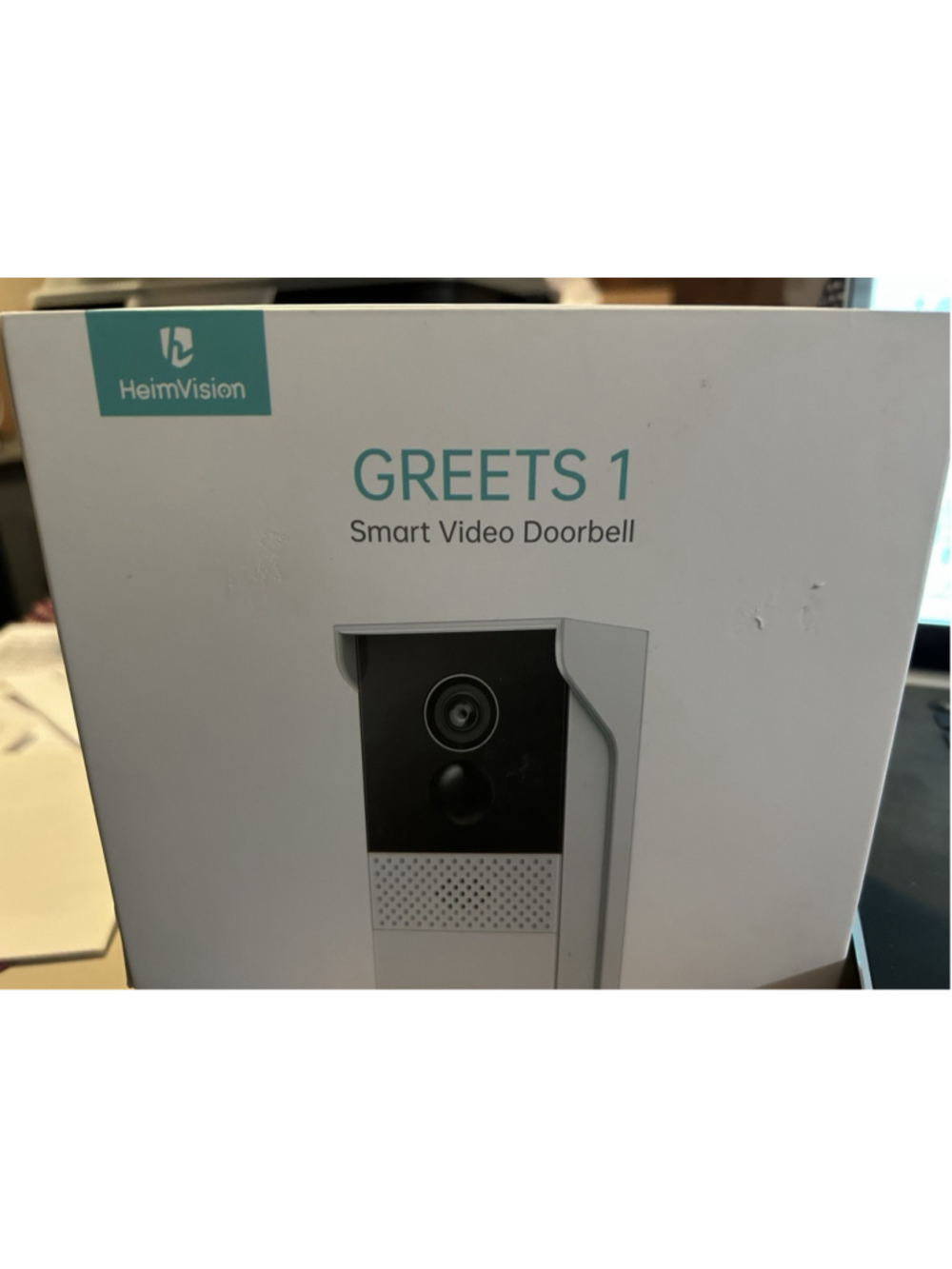HeimVision Greets 1 Smart Video Doorbell 2-way Audio,Battery Powered, Chime Incd